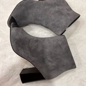 Johnston & Murphy Charcoal Suede Ankle Booties